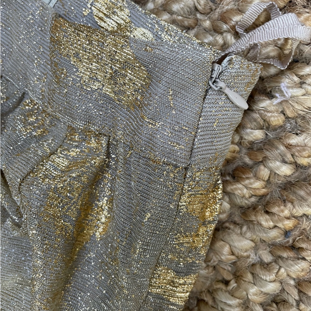 Anthropologie Moulinette Soeurs Gold Fallen Star Maxi Skirt size 2 🌟 - Picture 8 of 9